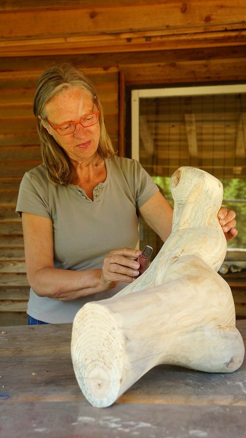 Bildhauerin Ute Safrin